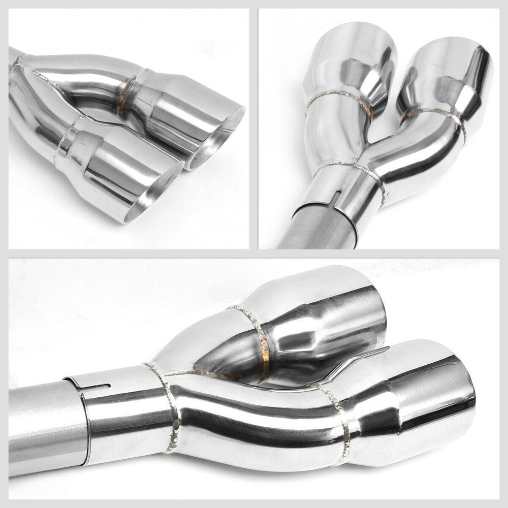 Stainless Steel Axleback Exhaust System 3.5" Tip For 09-13 Escalade 6.2L V8