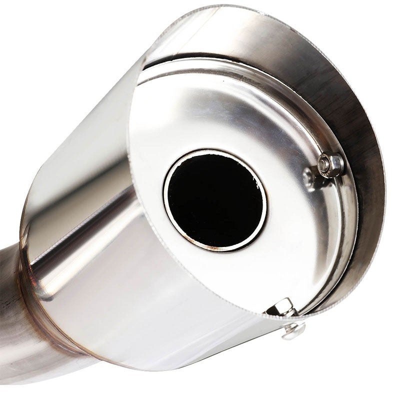4.5" Dual Slant Muffler Tip Exhaust Catback System For 10-13 Mazda 3 Mazdaspeed-Performance-BuildFastCar