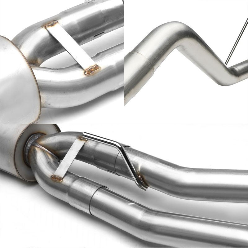 Exhaust Catback System (Stainless Steel) For 05-17 Nissan Frontier D40 4.0L DOHC-Performance-BuildFastCar