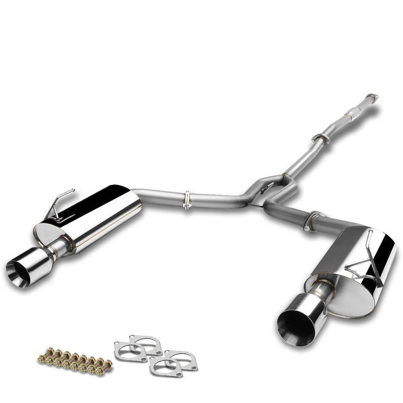 Catback System 4" Roll Muffler Tip 04-08 Nissan Maxima SE/SL 3.5L V6 BFC-CATB-NM04V6D-NRT