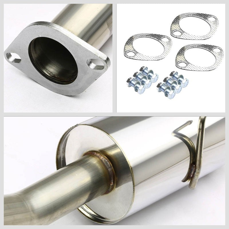 Catback System 4" Roll Tip 02-06 Nissan Sentra SE-R/SPEC-V 2.5L B15 BFC-CATB-NS02-NRT