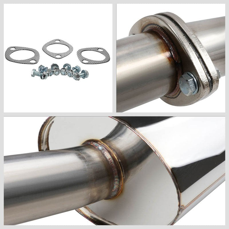 Catback System 4" Round Roll Tip 05-10 Cobalt/07-10 Pontiac G5 2.2L BFC-CATB-OEMCHEVY05COBALT-NRT