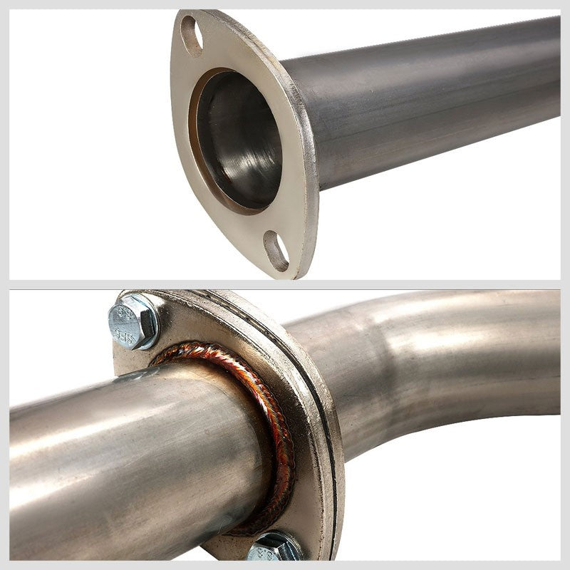 3.5" Muffler Tip Exhaust Catback System For 85-87 Toyota Corolla Sport GTS 1.6L-Performance-BuildFastCar