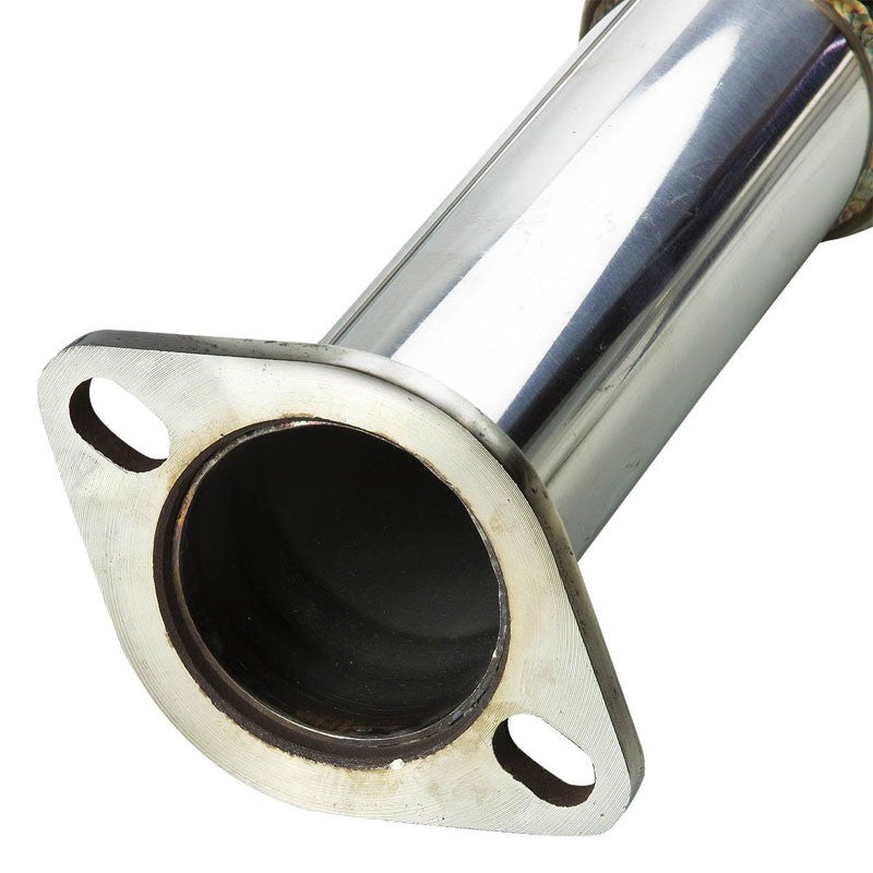 4" Slant Muffler Tip Exhaust Catback System For 93-97 Toyota Corolla 1.6L/1.8L-Performance-BuildFastCar