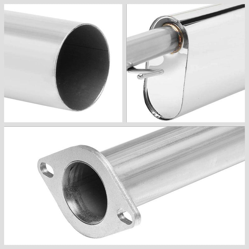 Exhaust Catback System (Stainless Steel) For 13-15 Toyota Tacoma Base 2.7L DOHC-Performance-BuildFastCar