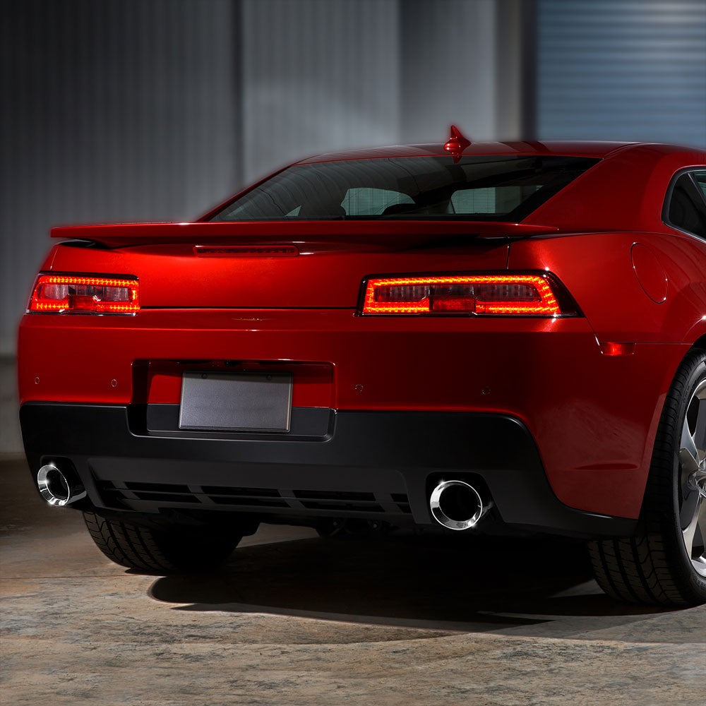 4" Rolled Tip Axleback Exhaust Kit 10-15 Chevrolet Camaro 6.2L BFC-AXLB-U006
