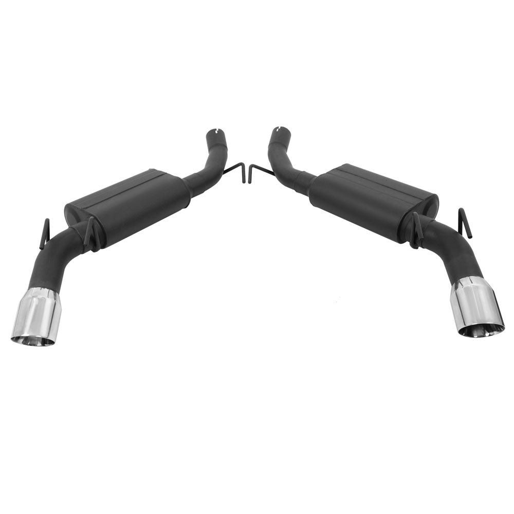 4" Rolled Tip Axleback Exhaust Kit 10-15 Chevrolet Camaro 6.2L BFC-AXLB-U006