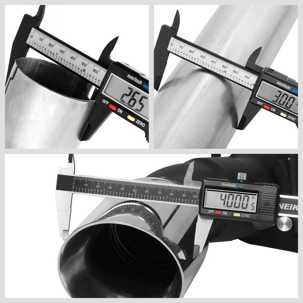 4" Rolled Tip Axleback Exhaust 15-17 Mustang GT Fastback 5.0L S550 BFC-AXLB-U007