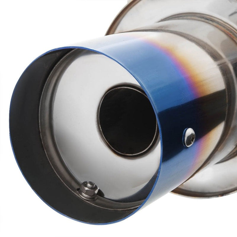 4.5" Burnt Muffler Tip Exhaust Catback System For 02-07 Impreza WRX/WRX STI DOHC-Performance-BuildFastCar