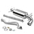 4" Muffler Tip Exhaust OE Catback System For 08-14 Subaru Impreza 2.5L H4 EJ25-Performance-BuildFastCar