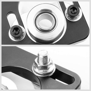 Aluminum Silver Front Adjustable +/-2.5 Camber Caster Plates For 94-04 Mustang-Suspension-BuildFastCar