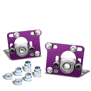 Aluminum Purple Front Adjustable +/-2.5 Camber Caster Plates For 94-04 Mustang-Suspension-BuildFastCar