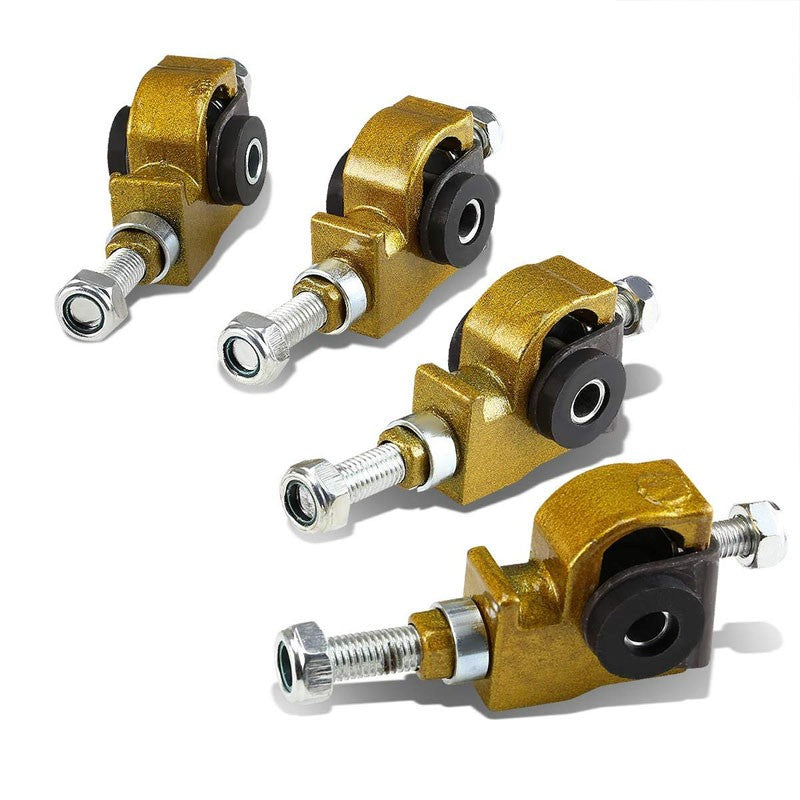 Gold Adjustable Front Camber Adjuster Kit for Accord/Civic/CRX/Prelude/Odyssey-Suspension-BuildFastCar