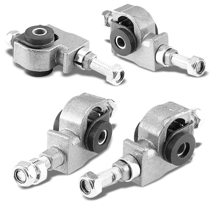 Silver Front Adjustable Camber Suspension Kit for Civic/CRX/Accord/Ingetra/CL/TL-Suspension Arms-BuildFastCar