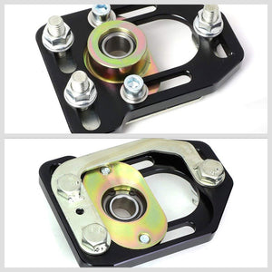 Aluminum Black Front Adjustable +/-3 Camber +/-2 Caster Plates For 79-89 Mustang-Suspension-BuildFastCar