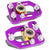 Aluminum Purple Front Adjustable +/-3 Camber +/-2 Caster Plate For 79-89 Mustang-Suspension-BuildFastCar