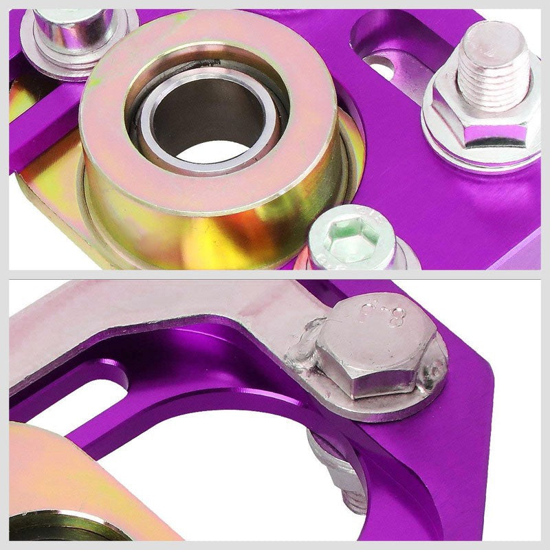 Aluminum Purple Front Adjustable +/-3 Camber +/-2 Caster Plate For 79-89 Mustang-Suspension-BuildFastCar