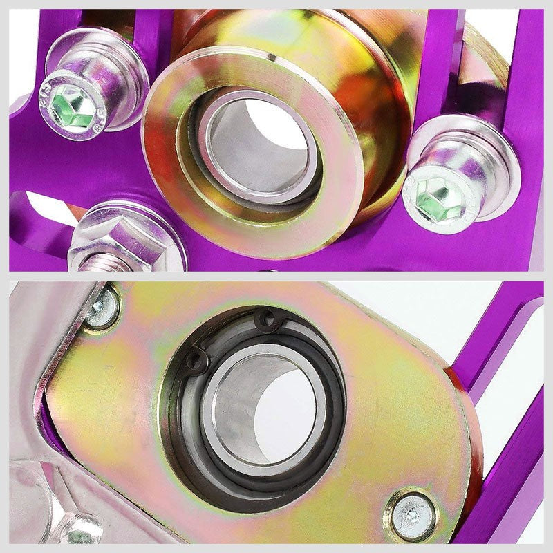 Aluminum Purple Front Adjustable +/-3 Camber +/-2 Caster Plate For 79-89 Mustang-Suspension-BuildFastCar