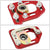 Aluminum Red Front Adjustable +/-3 Camber +/-2 Caster Plates For 79-89 Mustang-Suspension-BuildFastCar