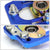 Blue Front Adjustable +/-3 Camber +/-2 Caster Plates Kit For 90-93 Ford Mustang-Suspension-BuildFastCar