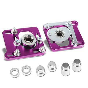 Front Adjustable Aluminum Purple Camber/Caster Plate T2 For 94-04 Ford Mustang-Suspension Arms-BuildFastCar