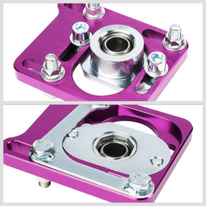 Front Adjustable Aluminum Purple Camber/Caster Plate T2 For 94-04 Ford Mustang