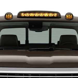 Smoked House&Len/Yellow LED Roof Top Light Cab Lamp For 02-06 Silverado/Sierra BFC-RFL-CHVSIL02-SM-YL