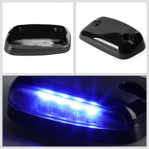 Black House/Clear Len/Blue LED Roof Light Cab Lamp For 07-13 Silverado/Sierra BFC-RFL-CHVSIL07-BK-BL