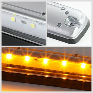 Chrome House/Clear Len/Yellow LED Roof Light Cab Lamp For 07-13 Silverado/Sierra BFC-RFL-CHVSIL07-CH-AM