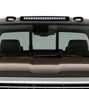 Smoked House&Len/White LED Roof Top Light Cab Lamp For 07-13 Silverado/Sierra BFC-RFL-CHVSIL07-SM-WH