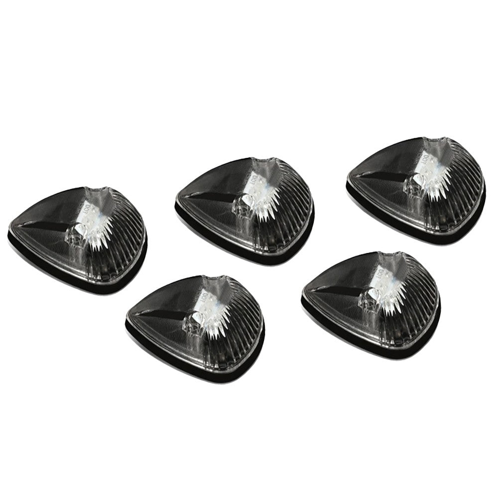 5PCS Blue LED Cab Roof Top Light OEM with ABS Clear Lens For 84-98 Ram 1500 BFC-RFL94-BK-B