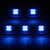 5PCS Blue LED Cab Roof Top Light with ABS Clear Lens For 94-98 Ram 1500
