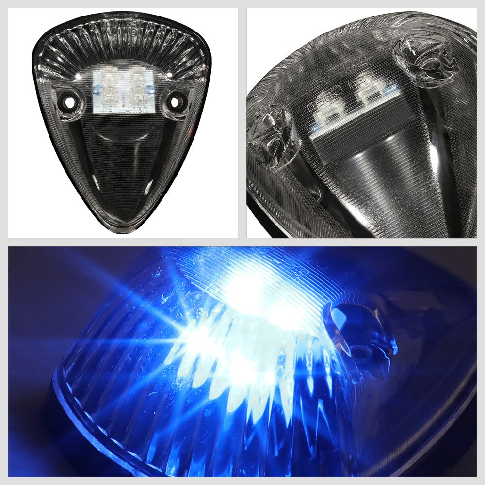 5PCS Blue LED Cab Roof Top Light with ABS Clear Lens For 94-98 Ram 1500