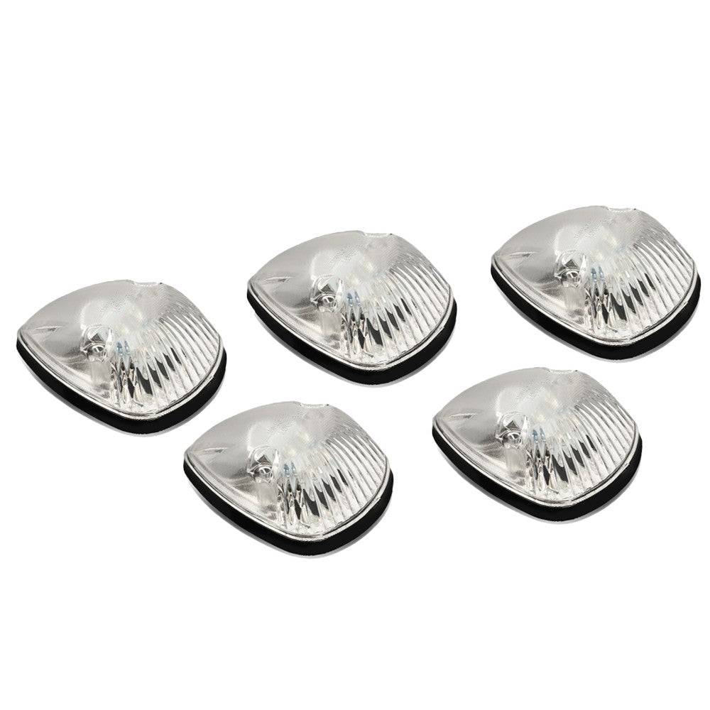 5PCS Blue LED Cab Roof Top Light OEM with ABS Clear Lens For 84-98 Ram 2500 BFC-RFL94-CH-B