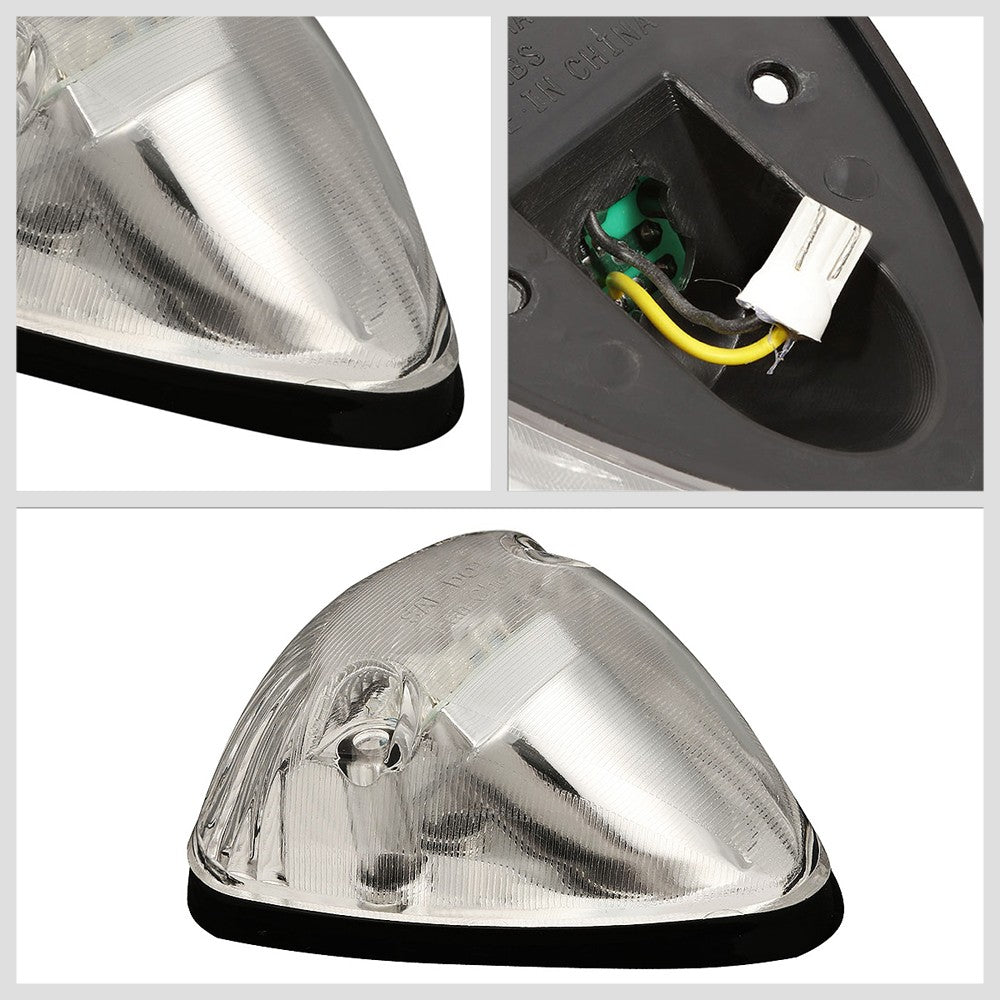 5PCS White LED Cab Roof Top Light with ABS Clear Lens For 94-98 Ram 2500