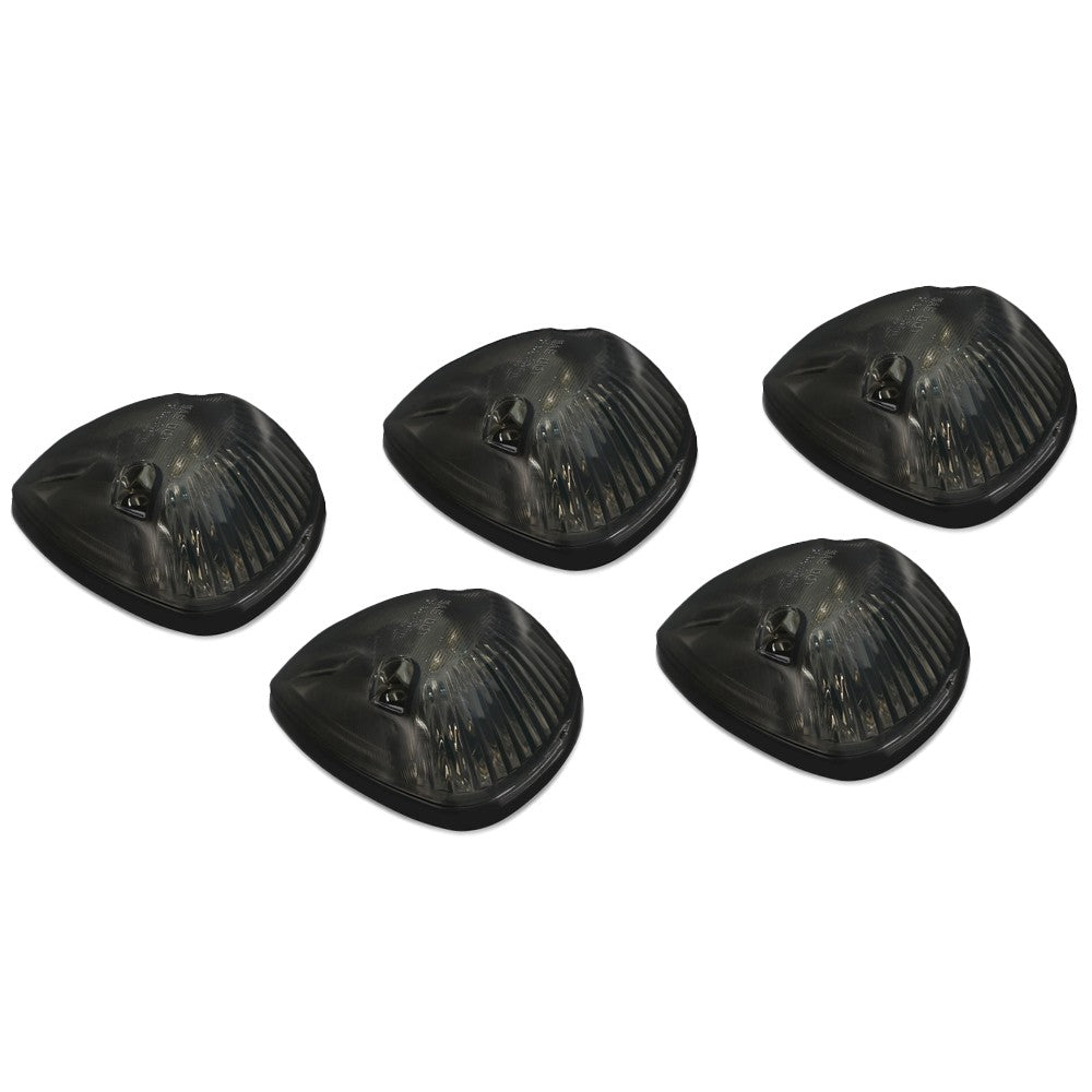5PCS Blue LED Cab Roof Top Light OEM with ABS Smoke Lens For 84-98 Ram 3500 BFC-RFL94-SM-B