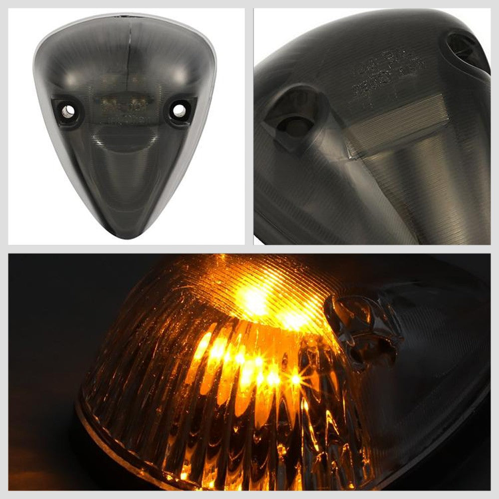5PCS Amber LED Cab Roof Top Light with ABS Smoke Lens For 94-98 Ram 1500