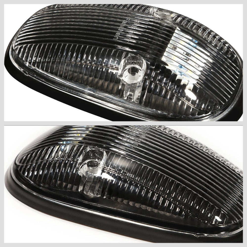 5PCS Blue LED Cab Roof Top Light with ABS Black Lens For 99-02 Ram 2500