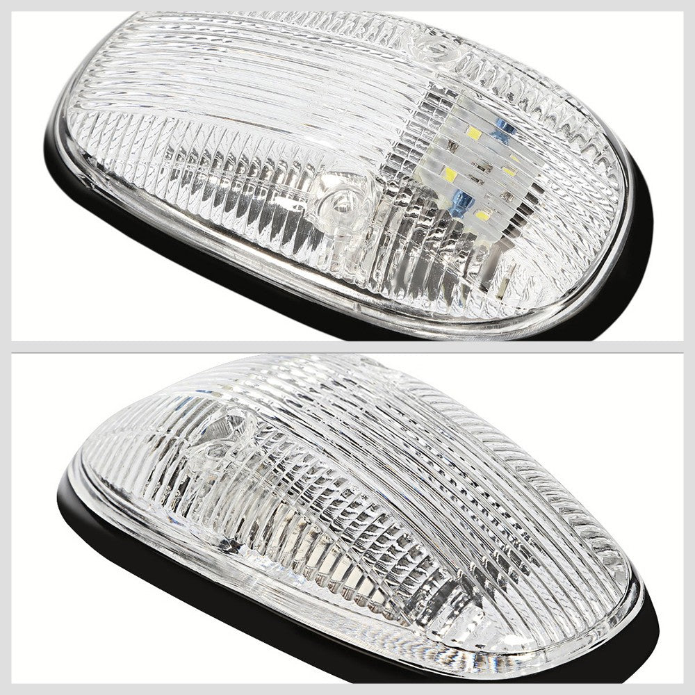 5PCS Blue LED Cab Roof Top Light with ABS Clear Lens For 99-02 Ram 3500