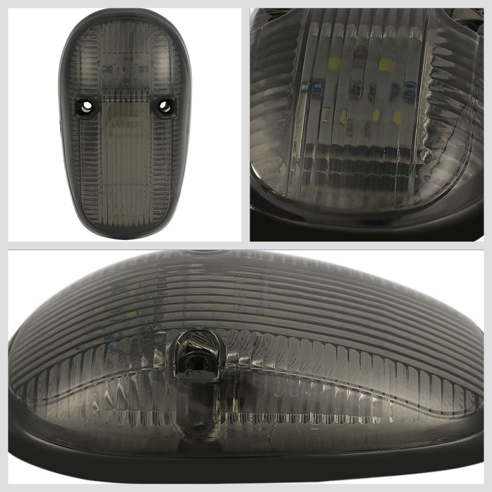 5PCS White LED Cab Roof Top Light with ABS Smoke Lens For 99-02 Ram 3500