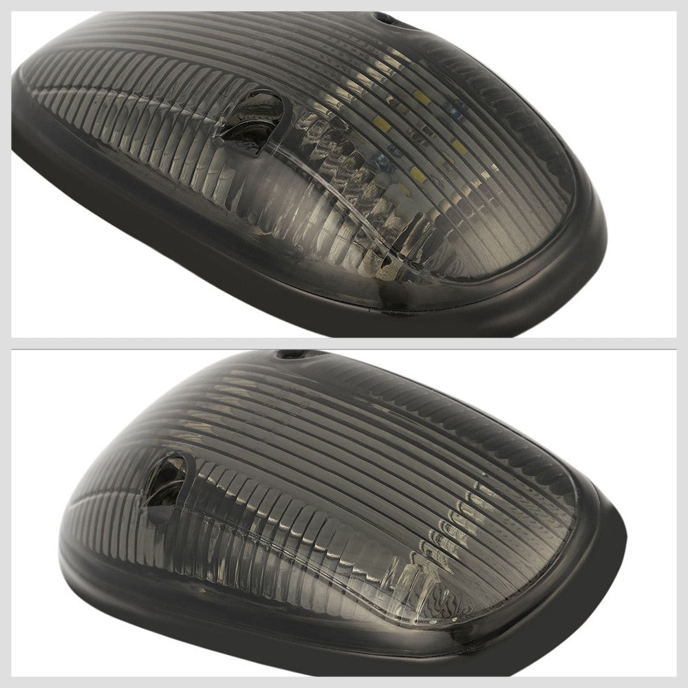 5PCS White LED Cab Roof Top Light with ABS Smoke Lens For 99-02 Ram 3500