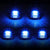 Black House/Clear Len/Blue LED Roof Top Light Cab Lamp For 80-96 F-Series Truck BFC-RFL-15080-BK-BL