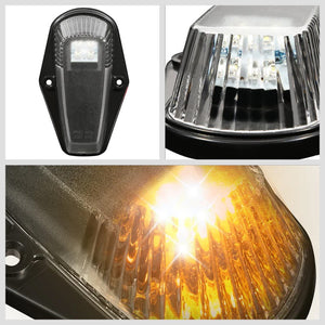 Black House/Clear Len/Yellow LED Roof Top Light Cab Lamp For 80-96 F-Series BFC-RFL-15080-BK-YL