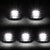 5PCS White LED Cab Roof Top Light with ABS Clear Lens Switch For 80-96 F-250