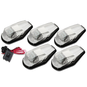 Chrome House/Clear Len/Yellow LED Roof Top Light Cab Lamp For 80-96 F-Series BFC-RFL-15080-CH-YL