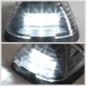 Black House/Clear Len/White LED Roof Top Light Cab Lamp For 99-16 F-Series SD BFC-RFL-FSD99-BK-WH