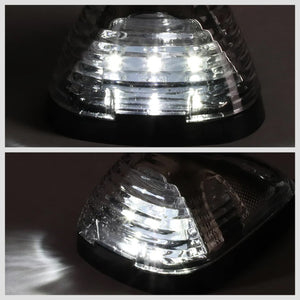 Chrome House/Clear Len/White LED Roof Top Light Cab Lamp For 99-16 F-Series SD BFC-RFL-FSD99-CH-WH