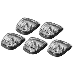 5PCS Amber  LED Cab Roof Top Light OEM with ABS Clear Lens For 99-16 F-250 SD BFC-FSD99-CH-Y