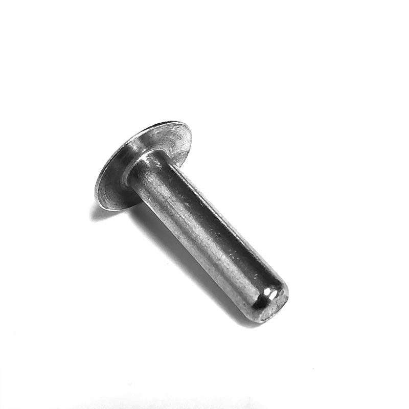 100x L/25mm 1/4" Dia Alu Brazier Head Solid Rivet Fastener Hard Trailer Repair-Hardware Fasteners-BuildFastCar-BFC-TTP-SRT-BZH-025-100-HD
