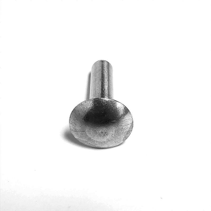 100x L/25mm 1/4" Dia Alu Brazier Head Solid Rivet Fastener Hard Trailer Repair-Hardware Fasteners-BuildFastCar-BFC-TTP-SRT-BZH-025-100-HD